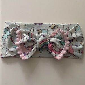 Baby Bling Unicorn Bow